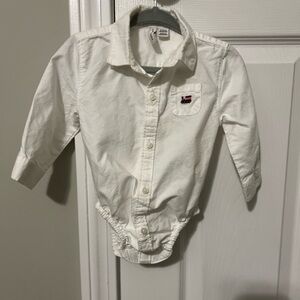 Janie and Jack White Button Down 6-12 months
